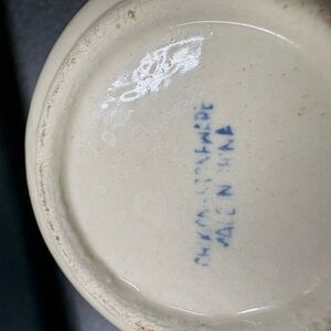 Ceramic Home Art Accent - Cream Decorative Piece